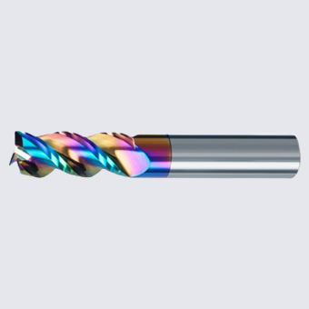 CO-MAX Long Flute Flat End Mill 3-Flute 45°
